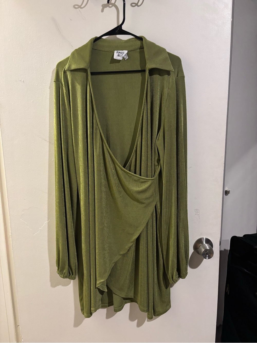 Princess Polly Olive Party Time Mini Dress Size 12